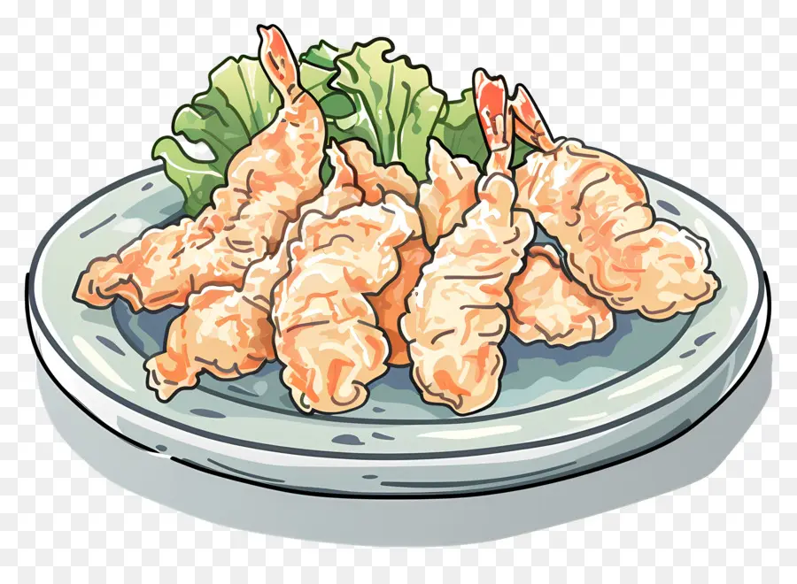 Tempura，Camarão PNG