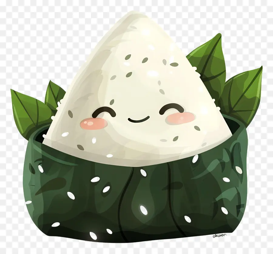 Onigiri Fofo，Pera Dos Desenhos Animados PNG