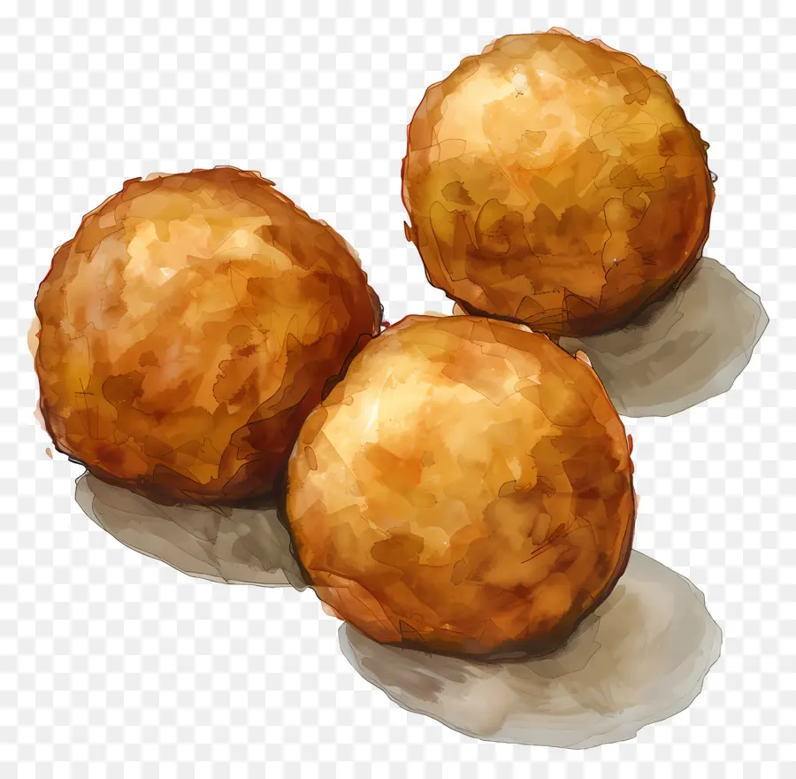 Batata Bolas，Alimentos PNG