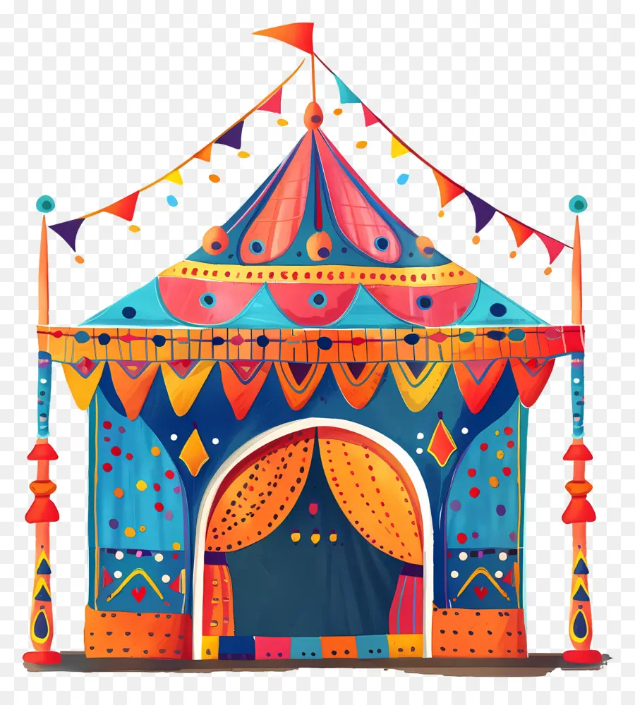 Tenda De Circo，Colorido PNG