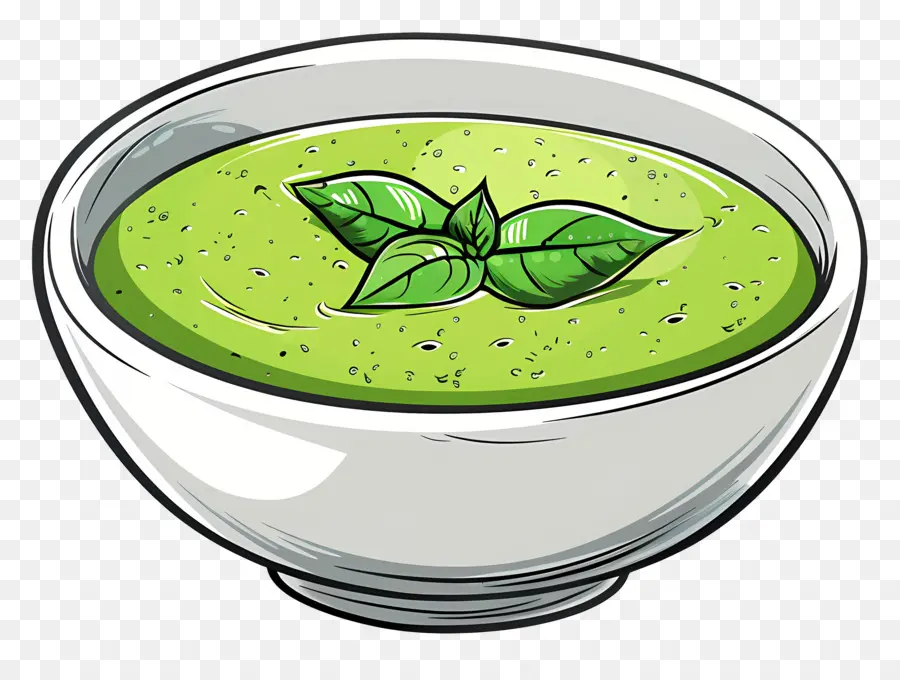 Sopa Verde，Molho Pesto PNG