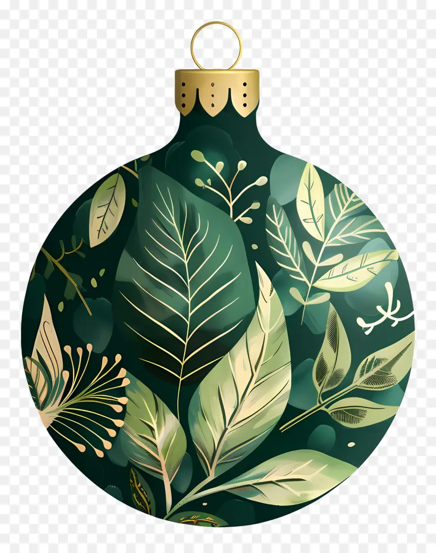 Enfeite De Natal，Verde Ornamento PNG