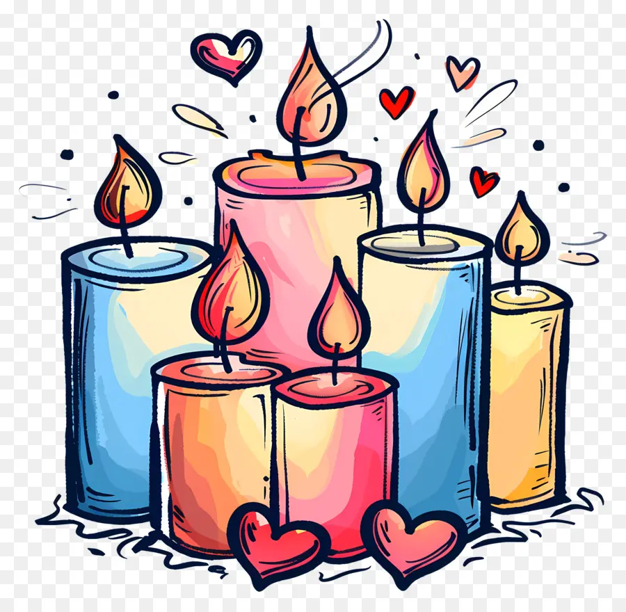 Velas，Velas De Desenho Animado PNG