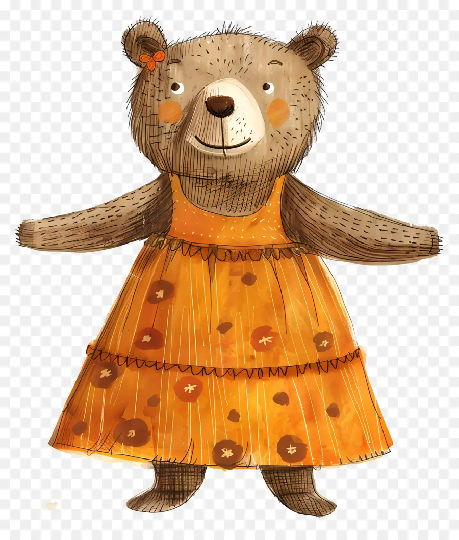 Urso De Vestido，Urso PNG