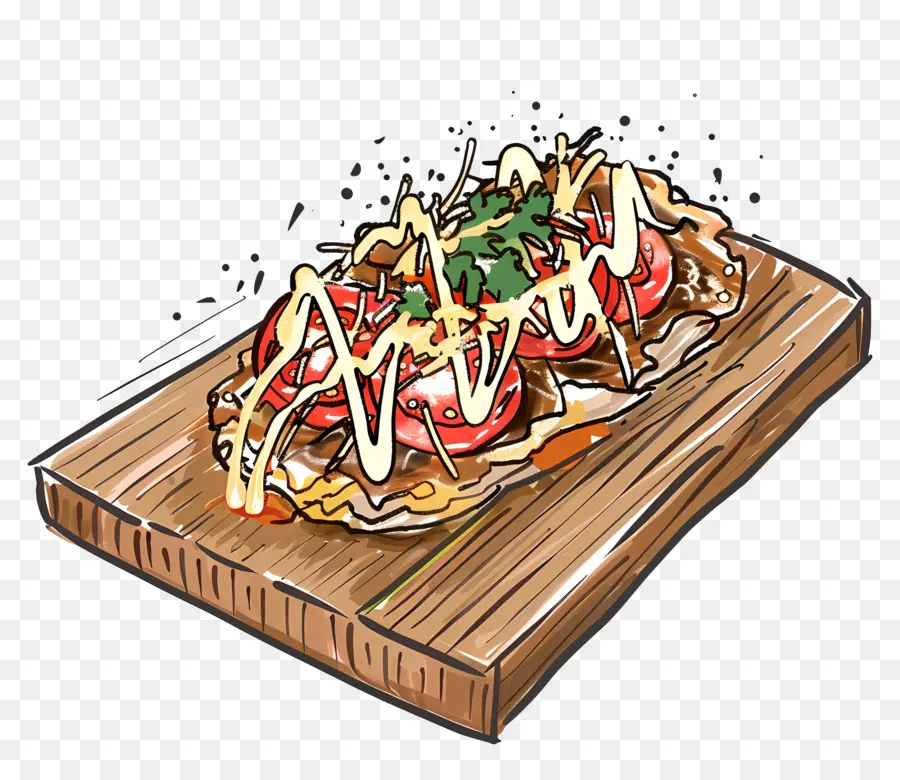 Okonomiyaki，Sanduíche PNG