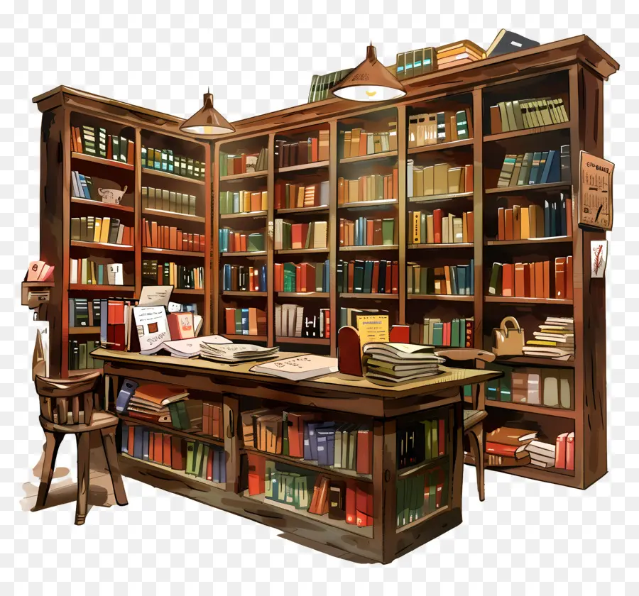 Livraria，Bookshelf PNG