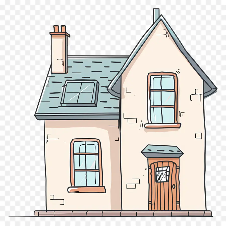 House，Cartoon Casa PNG