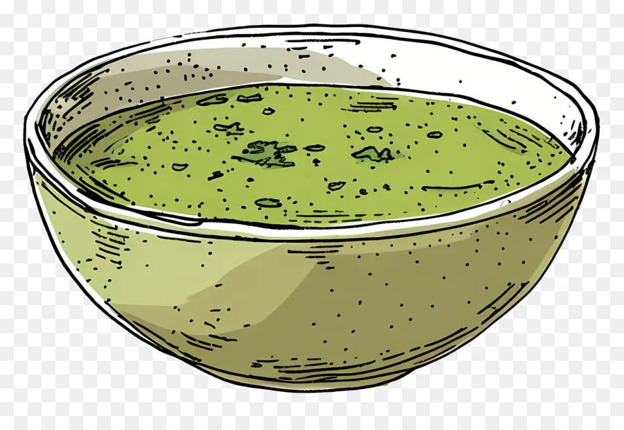 Sopa Verde，Terra Cotta Tigela PNG