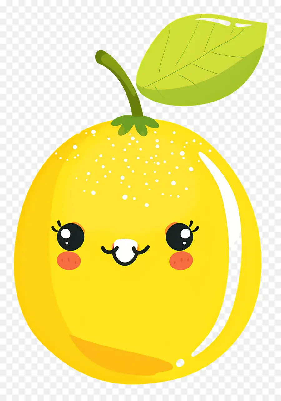 Limão Fofo，Bonito Frutas PNG