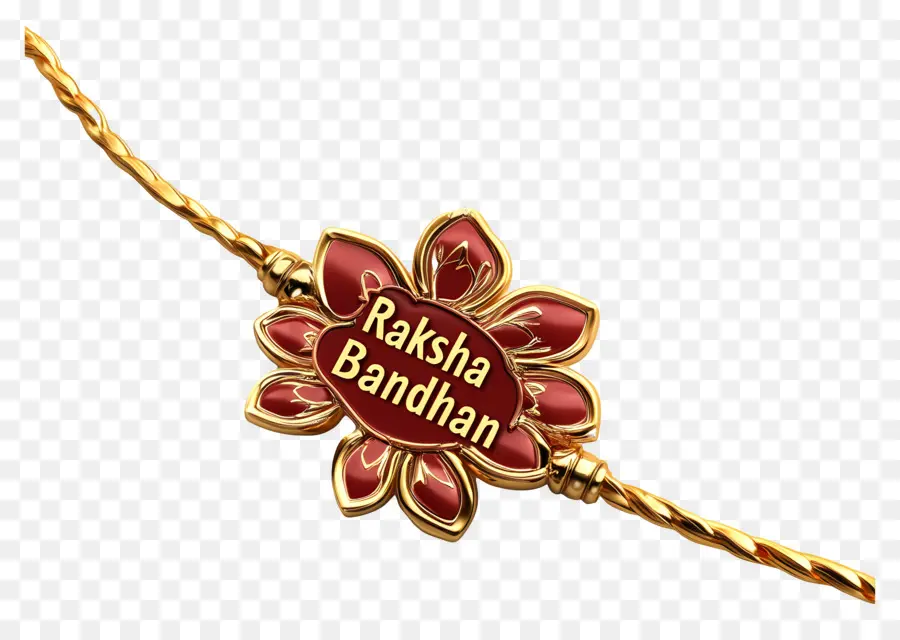 Raksha Bandhan，Rakhi De Ouro PNG