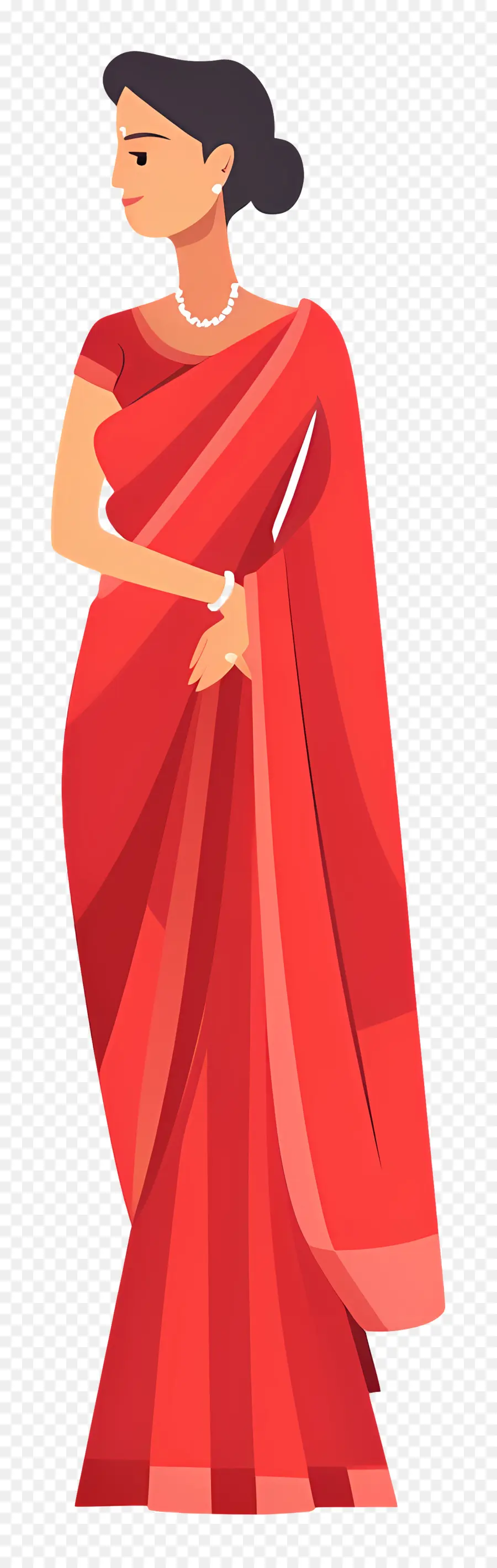 Mulher Indiana，Salto Vermelho PNG