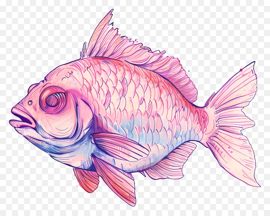 Peixe，Peixe Rosa E Roxo PNG