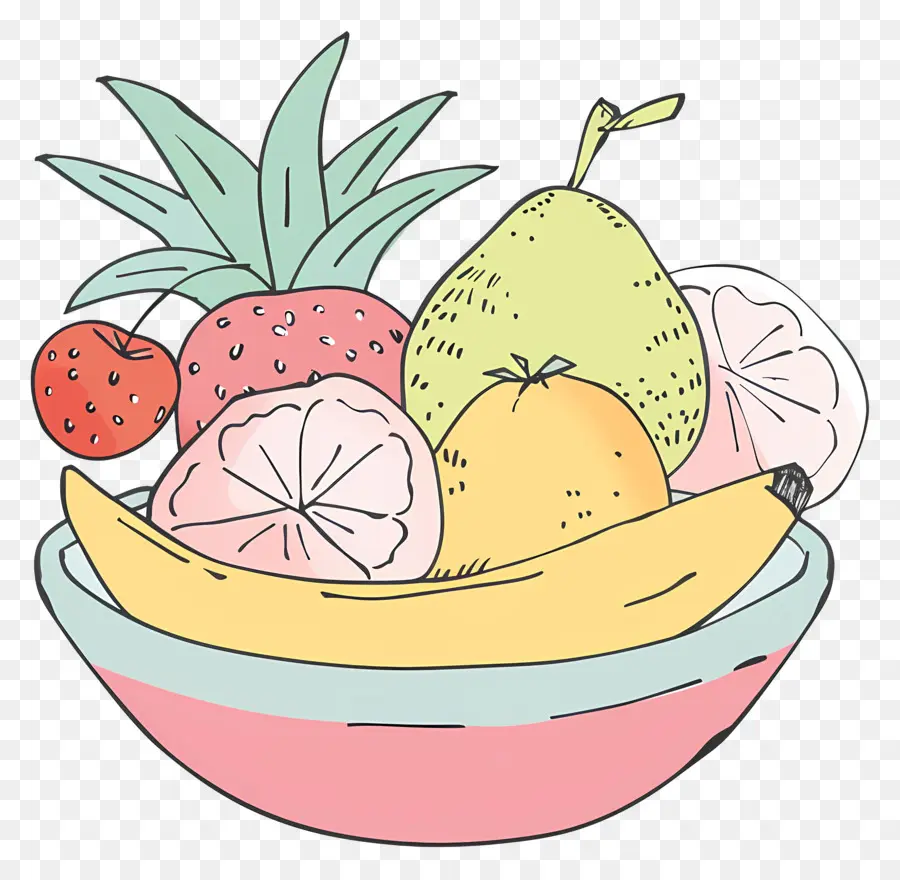 Tigela De Frutas，Frutas PNG