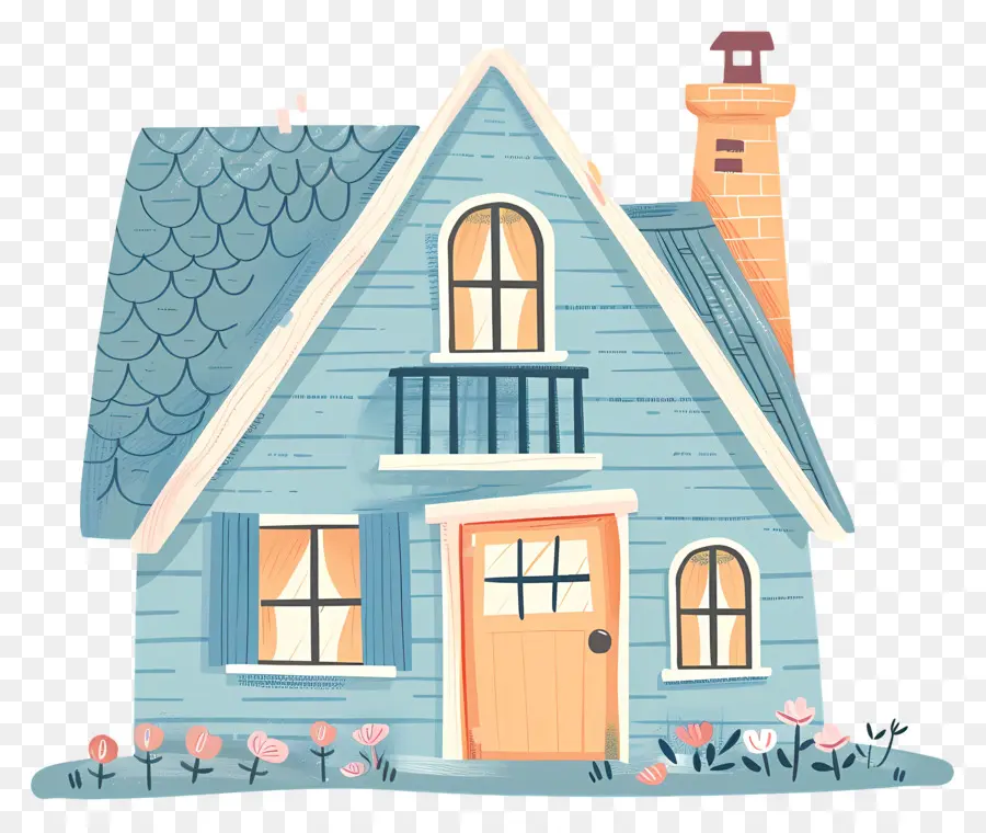 House，Cartoon Casa PNG