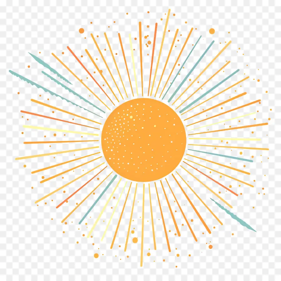 Sunshine，Sunburst PNG