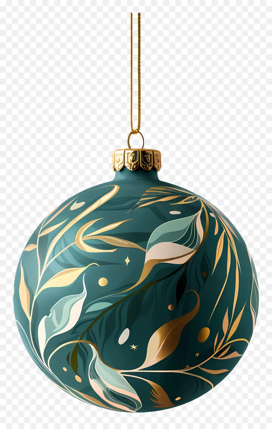 Enfeite De Natal，Verde Ornamento PNG