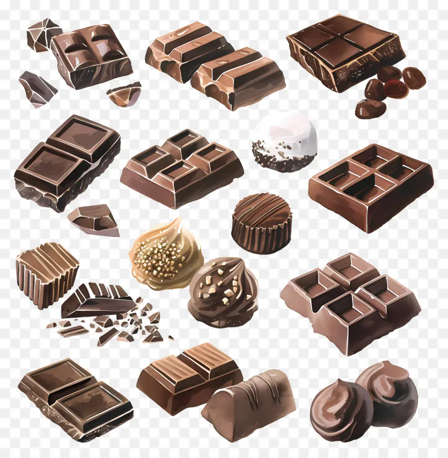 Chocolates Sortidos，Sortido PNG