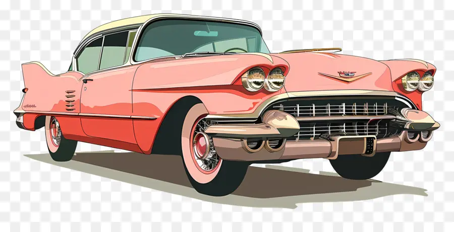 Carros Antigos，Carro Americano Dos Anos 50 PNG