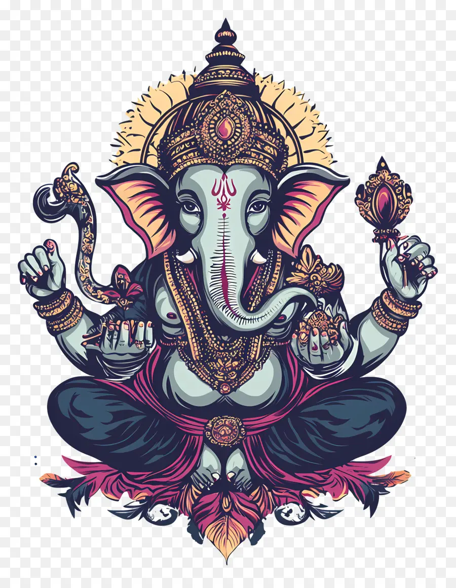 Ganesh Chaturthi，Senhor Ganesha PNG