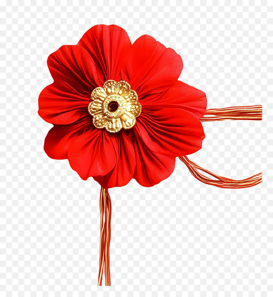 Raksha Bandhan，Flor Vermelha PNG