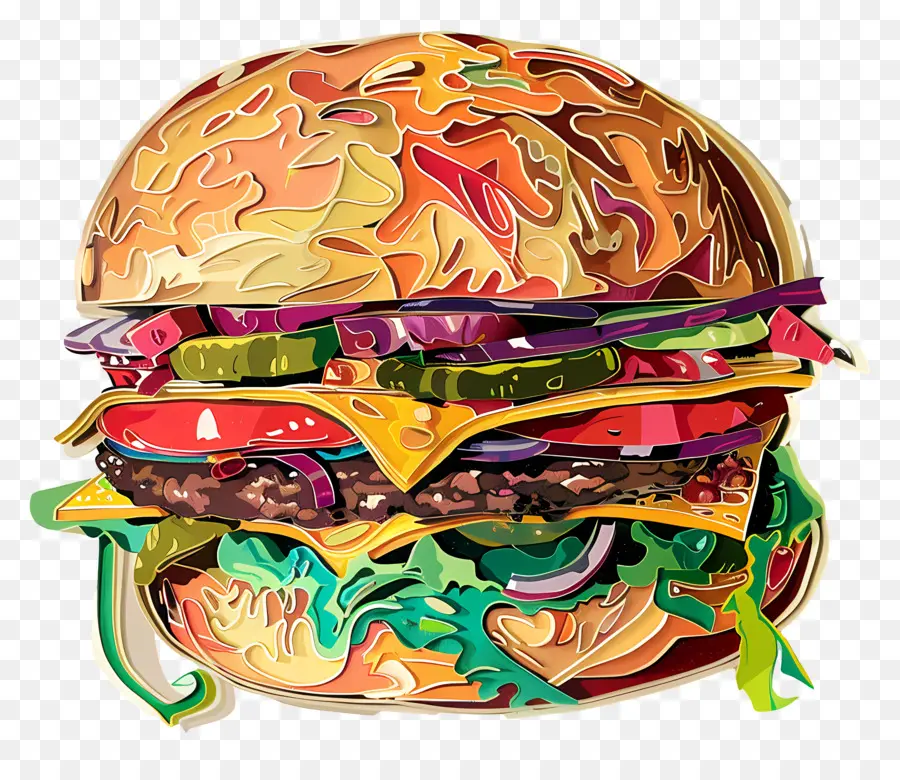 Hamburger，Frango PNG