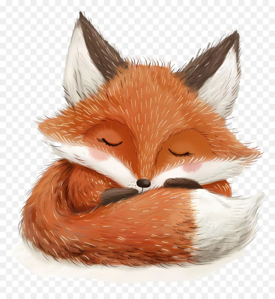 Bonito Fox，Laranja Fox PNG