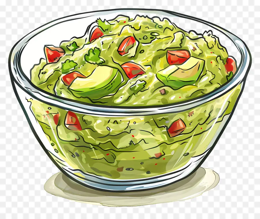 Tigela De Guacamole，Guacamole PNG