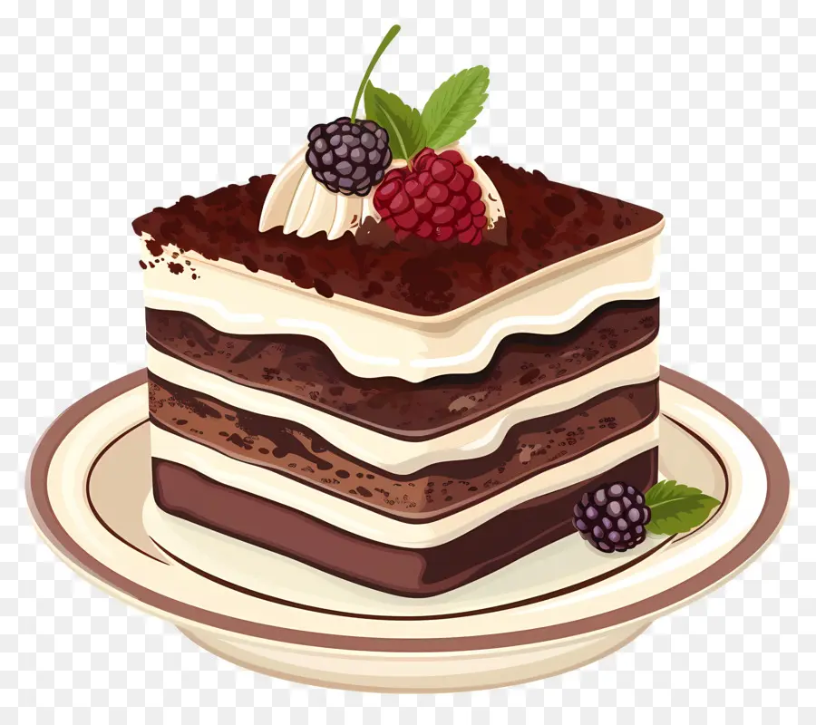 Tiramisu，Bolo De Chocolate PNG