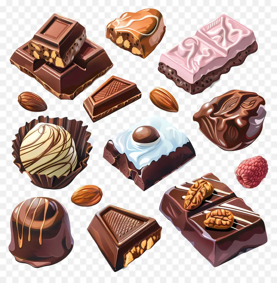 Chocolates Sortidos，Sortido PNG