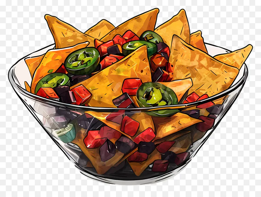 Nachos，Tigela PNG