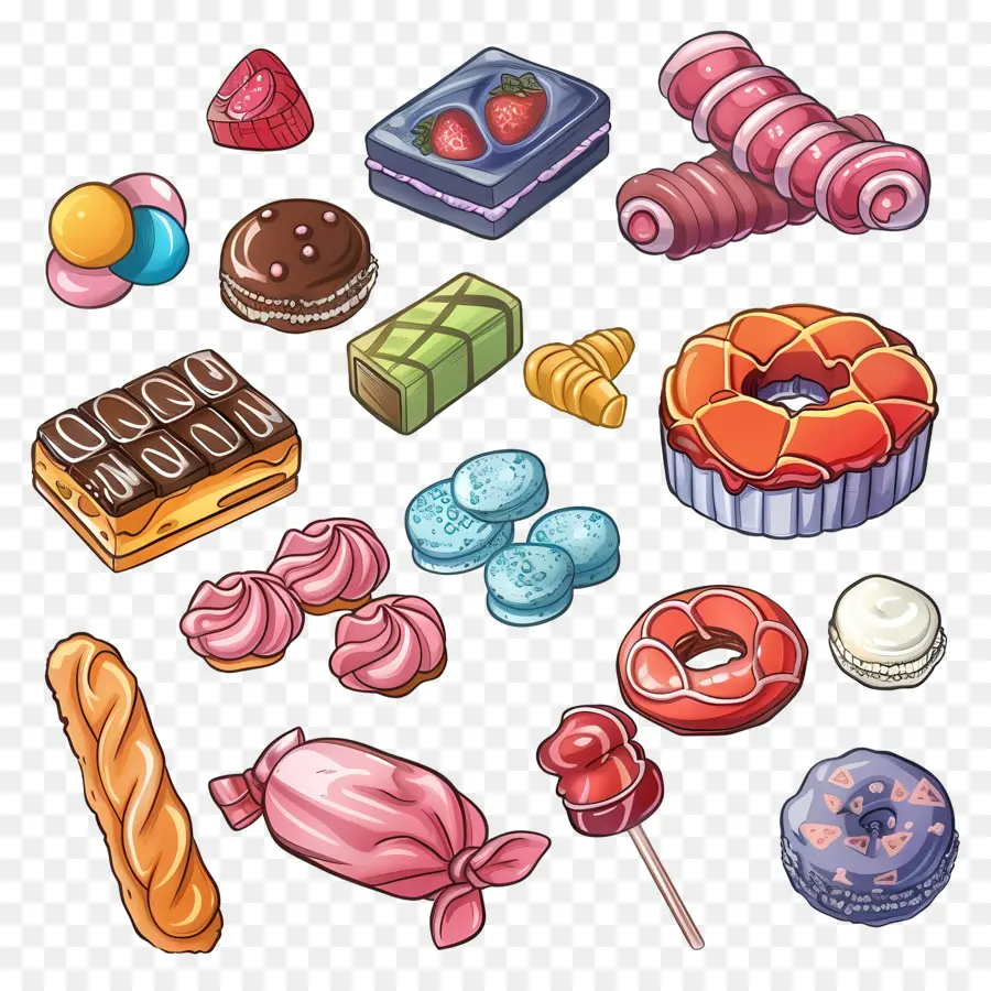 Doces Sortidos，Doce PNG