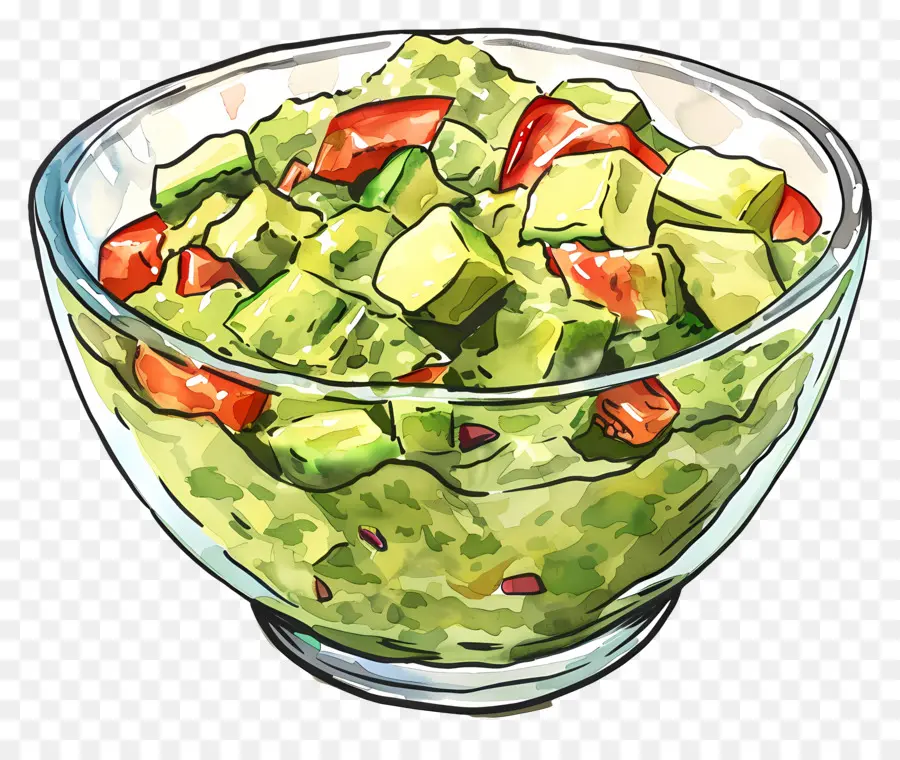 Tigela De Guacamole，Guacamole PNG