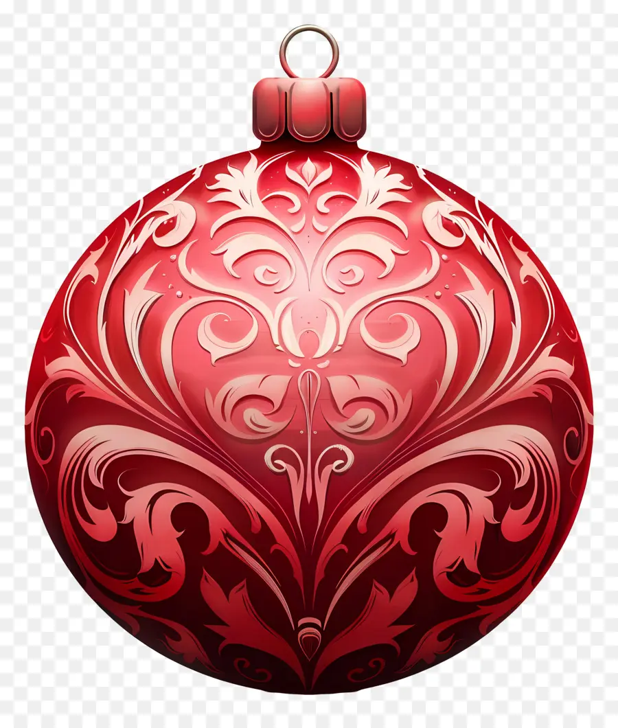 Enfeite De Natal，Bola De Natal Vermelha PNG