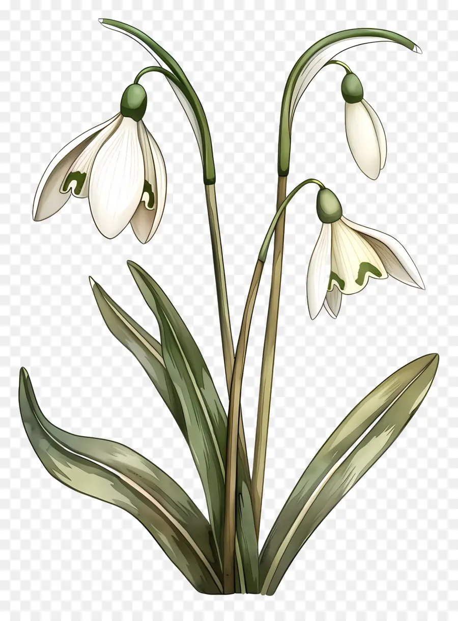 Flor De Neve，Snowdrops PNG