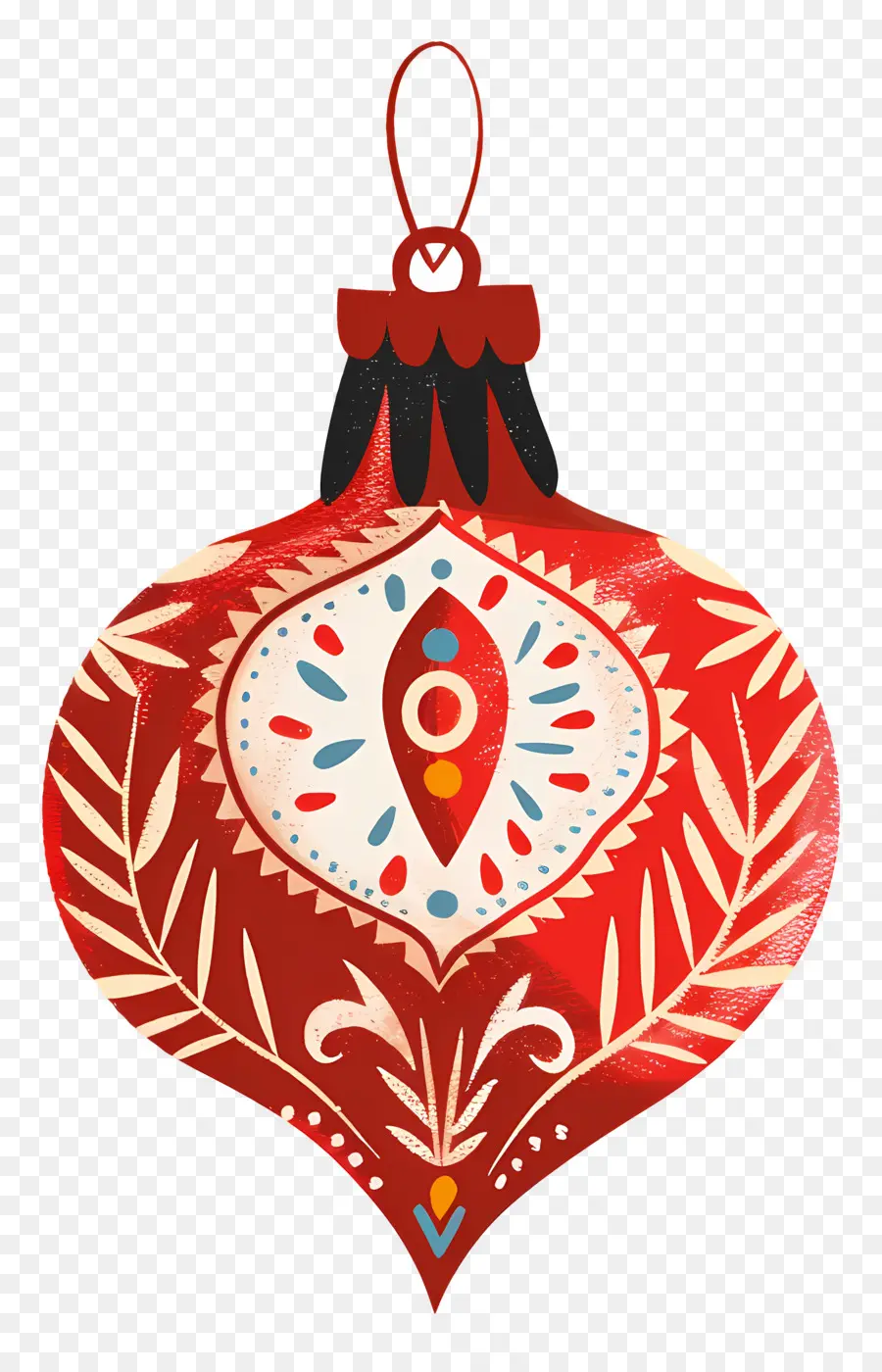 Enfeite De Natal，Ornamento Colorido PNG