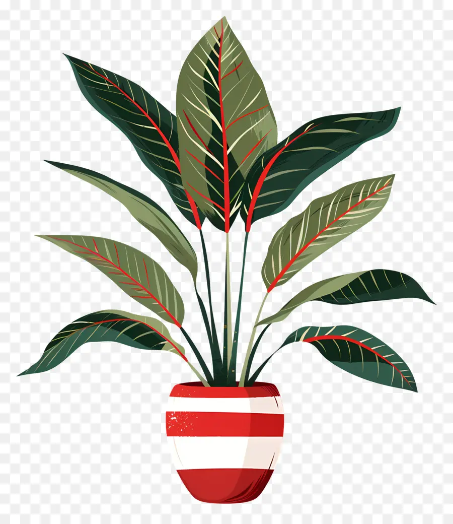 Planta Em Vaso，Folhas PNG