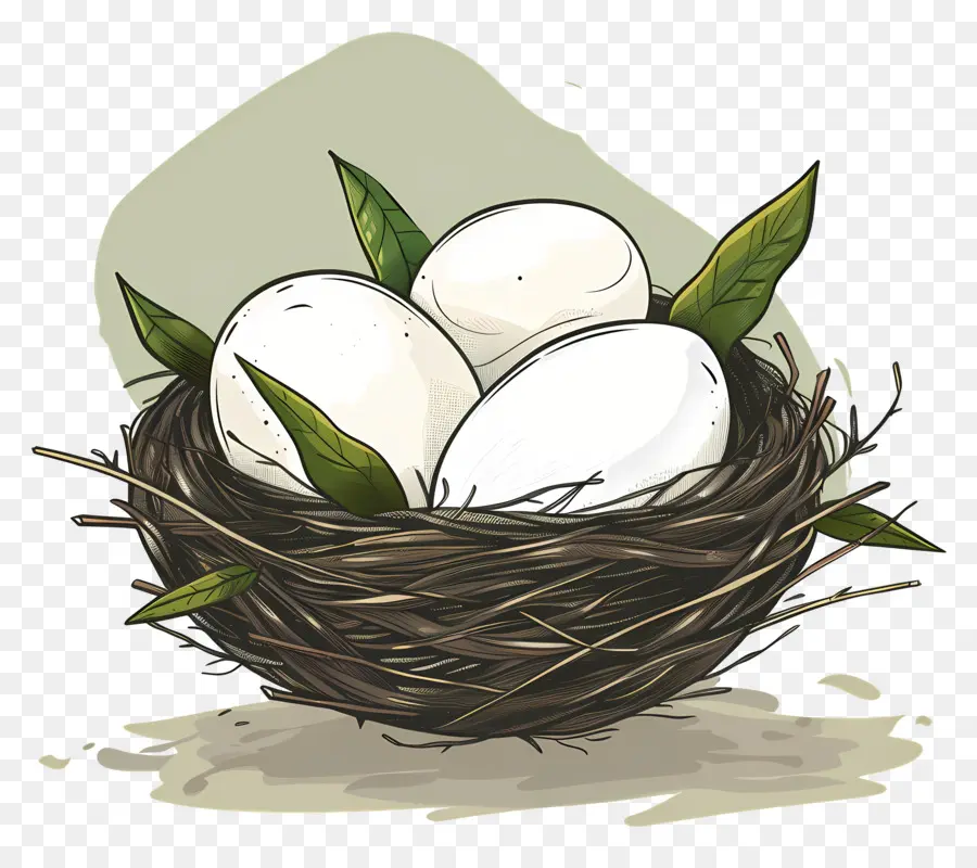 Ovos No Ninho，Eggs PNG