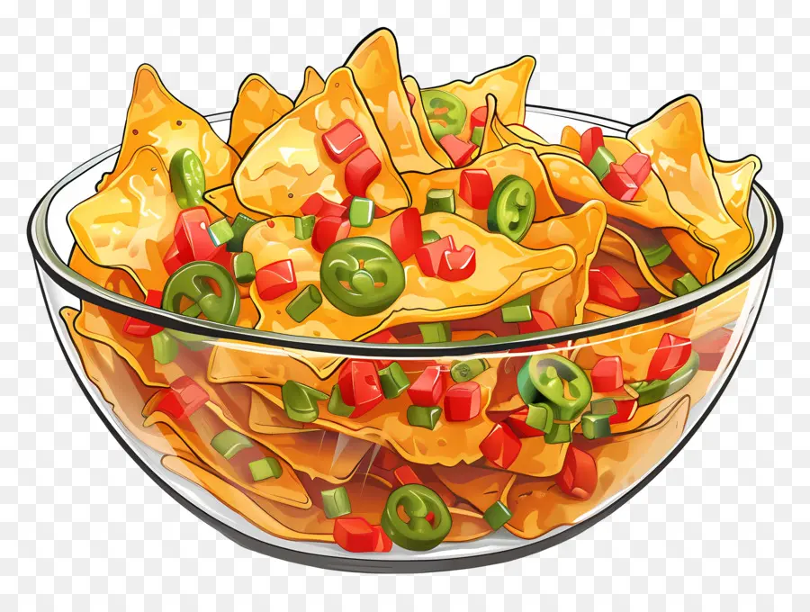 Tigela De Nachos，Nachos PNG