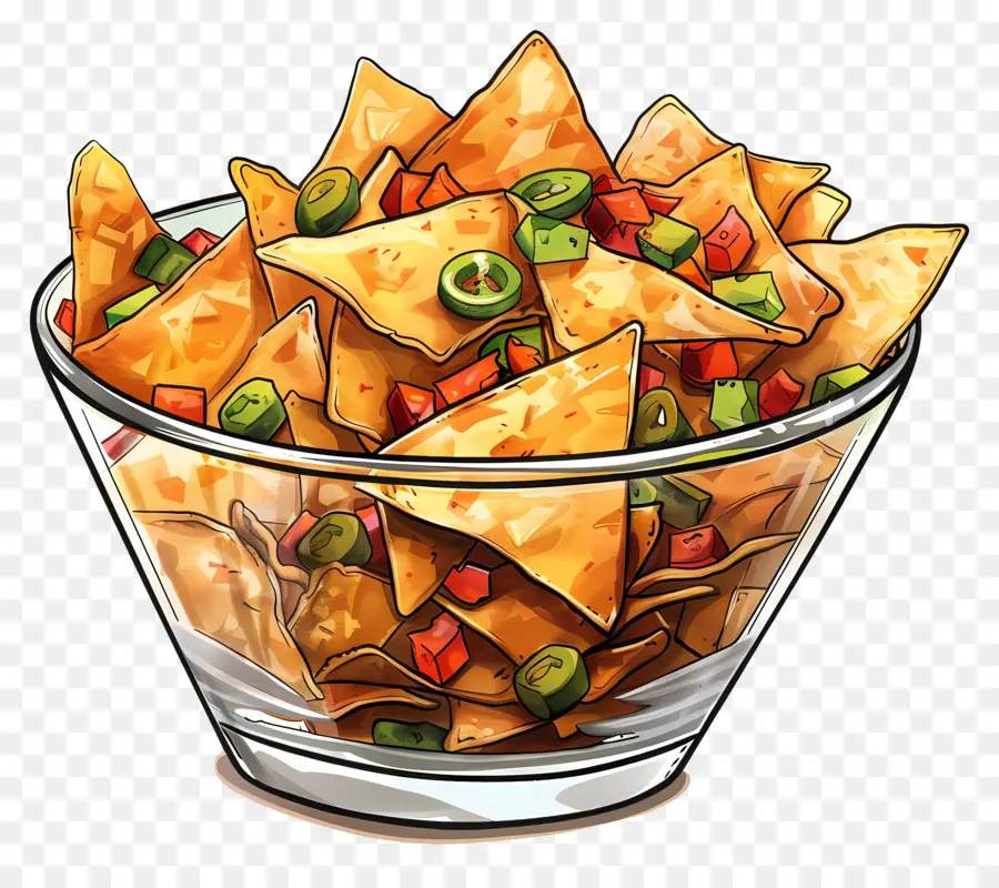 Nachos，Batatas Fritas PNG