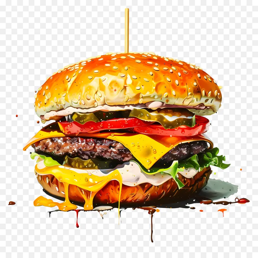 Hamburger，Burger PNG