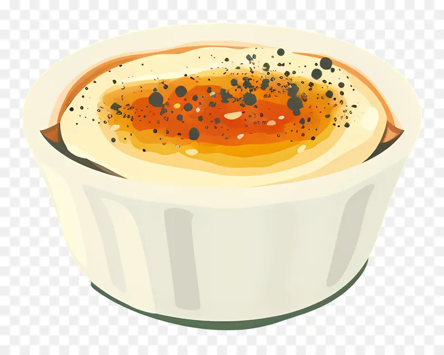 Crème Brûlée，Torta De Abóbora PNG