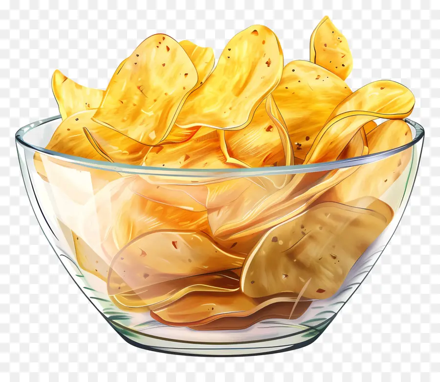 Tigela De Fichas，Batata Chips PNG