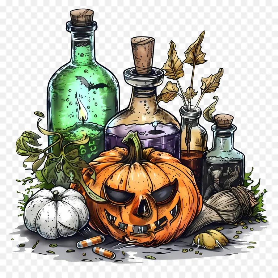 Veneno De Halloween，Dia Das Bruxas PNG