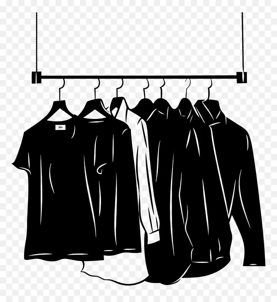 Roupas No Cabide，Cabides PNG