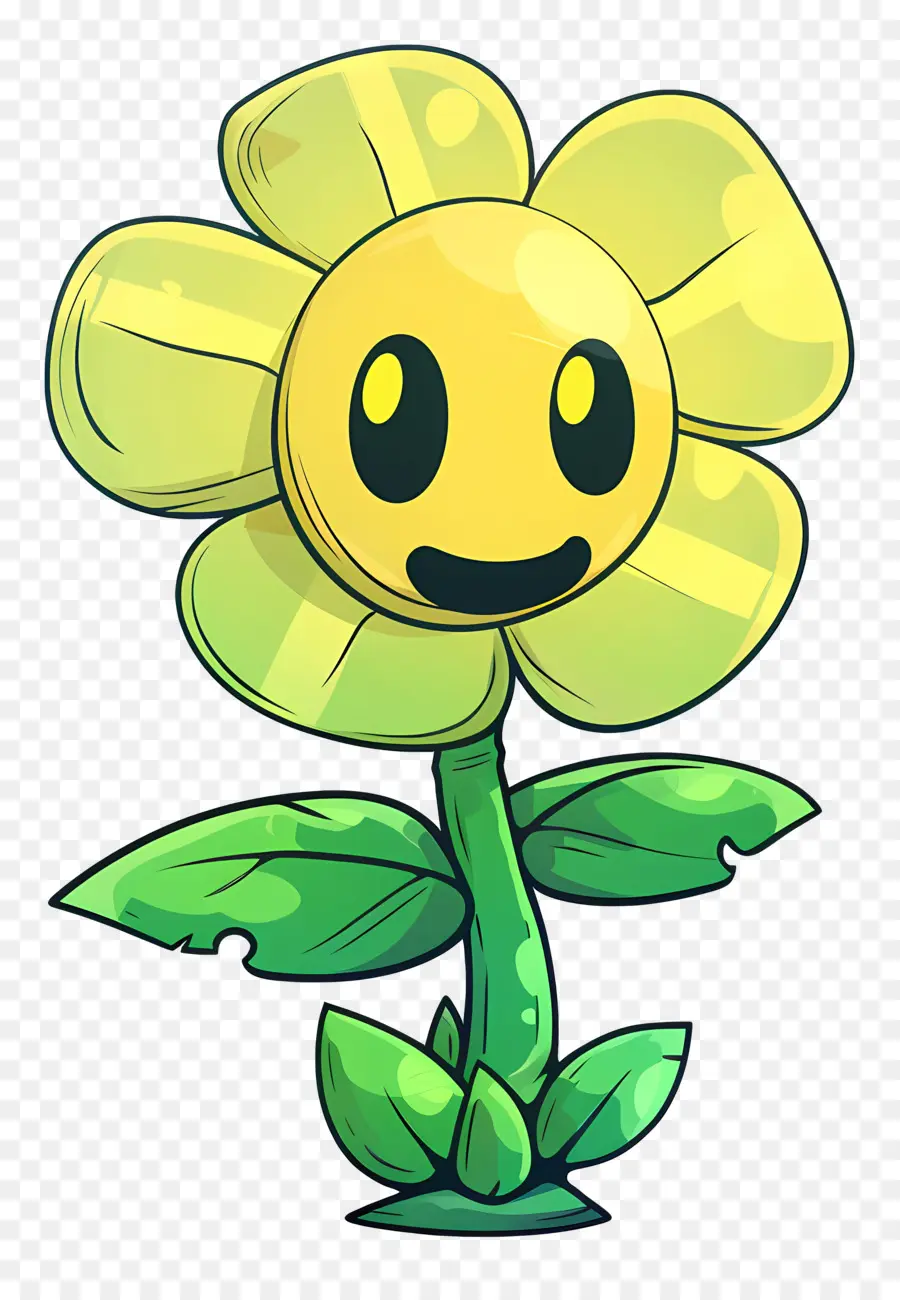 Cartoon Flor，Smiley Face PNG