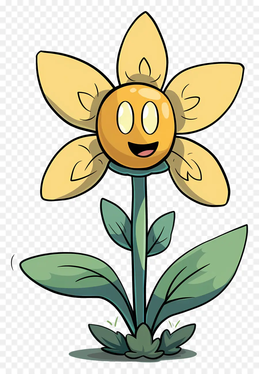 Cartoon Flor，Girassol PNG