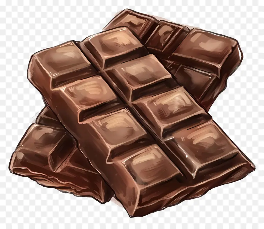 Barra De Chocolate，Doce PNG