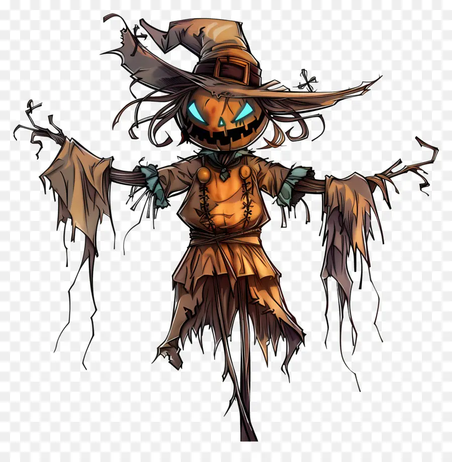 Scarecrow Assustador，Espantalho PNG