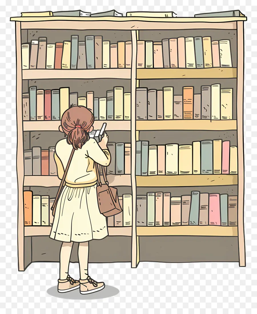 Garota Na Biblioteca，Livros PNG