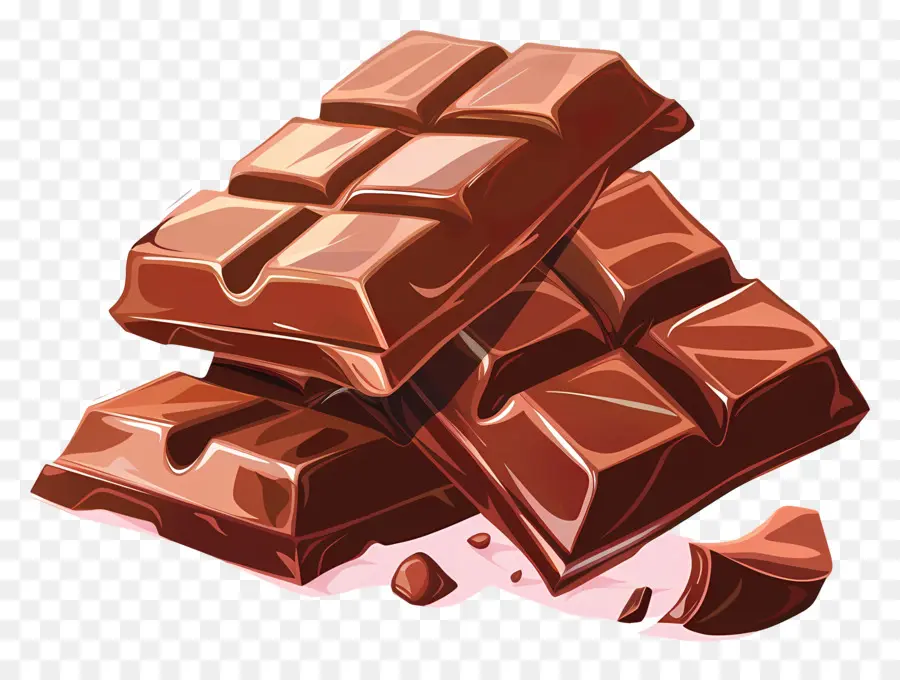 Barras De Chocolate，Doce PNG